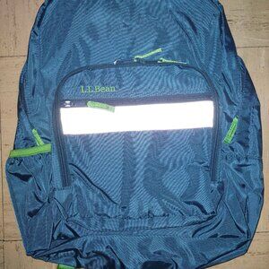 LL Bean Bookpack, mallard teal